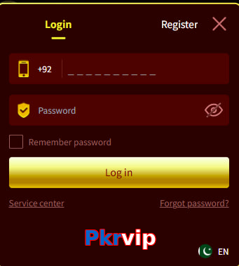 Pkrvip login preview